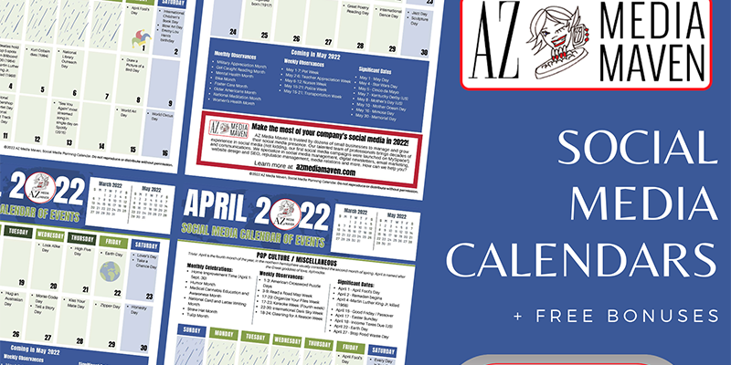 April Social Media Calendar Signup
