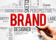 Photo shows the word BRAND in large letters with other words relating to branding include around the main word.
