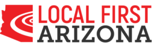 Local for Local First Arizona, in red and black type.
